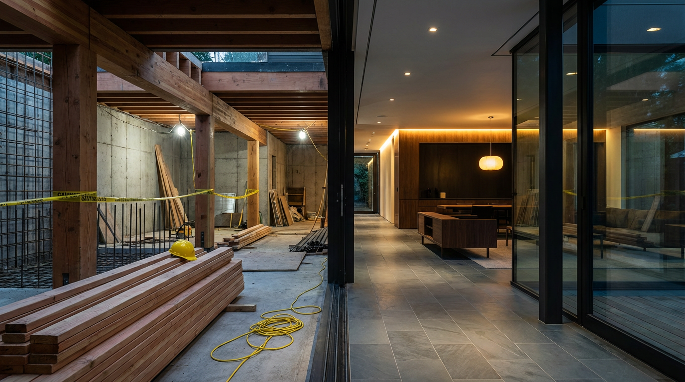 Modern home renovation